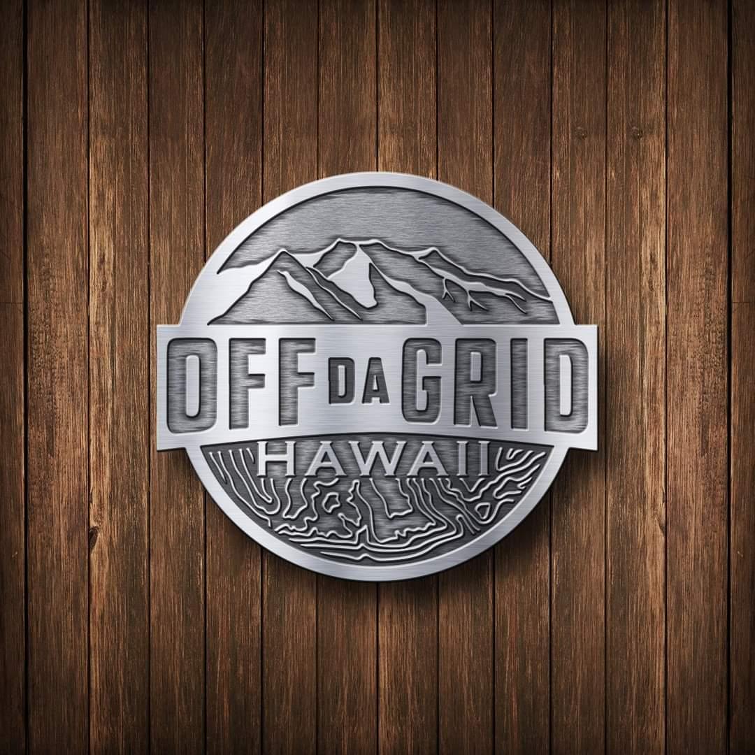 Mauka2Makai pewter (Metal) Logo decal